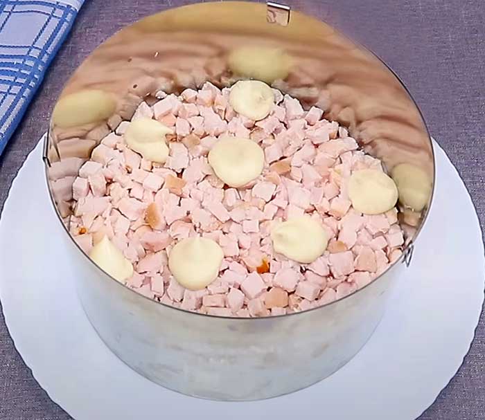 слой курицы